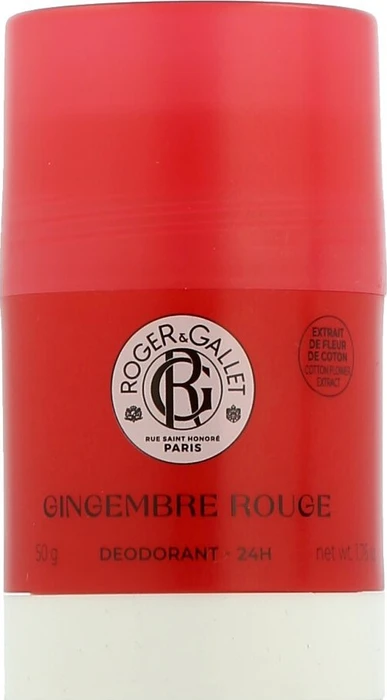Roger & Gallet Gingembre Rouge 24H Deodorant Stick, 50g