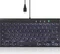 Perixx Periboard-429, schwarz, LEDs weiß, USB, DE Vorschaubild