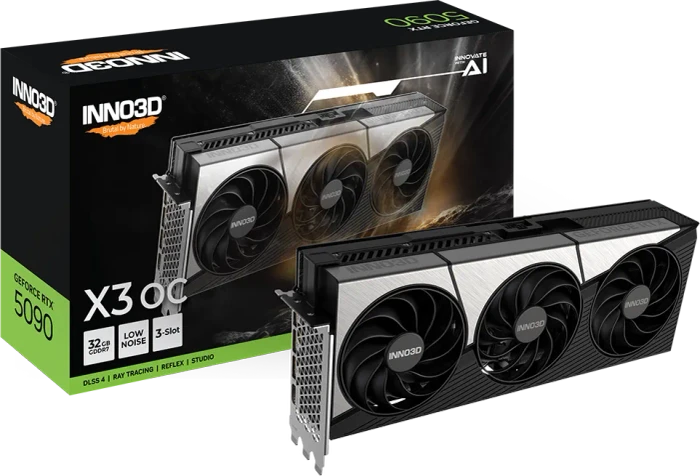 INNO3D GeForce RTX 5090 X3 OC, 32GB GDDR7, HDMI, 3x DP