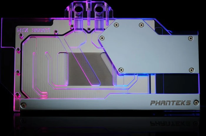 Phanteks Glacier G30 MSI 3090 Ti Suprim/Gaming chrome, mit Backplate