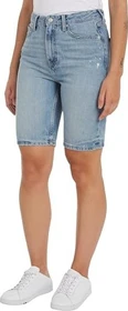 Tommy Hilfiger Slim Shorts mit hohem Bund Jeans ash (Damen)