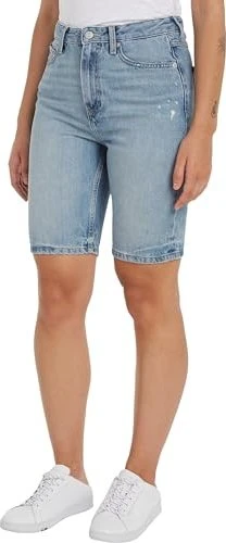 Tommy Hilfiger Slim Shorts mit hohem Bund Jeans ash (Damen)