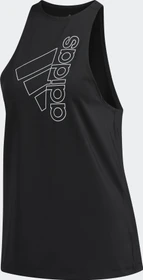 adidas Badge of Sport Funktionsshirt ärmellos schwarz/weiß (Damen)