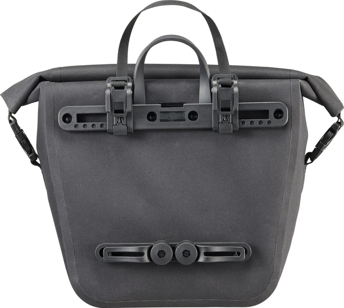 Merida Expert City Stripe Gepäcktasche schwarz/grau