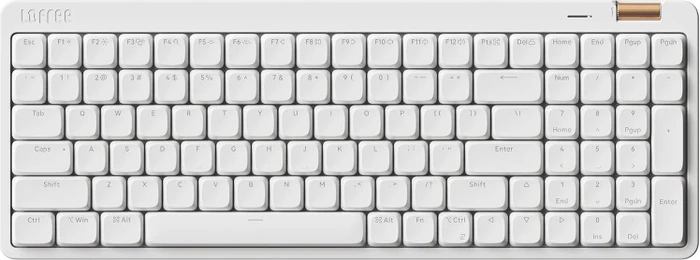 Lofree Flow Lite100, Off-White, LEDs weiß, Kailh LOW PROFILE Specter, USB/Bluetooth, US