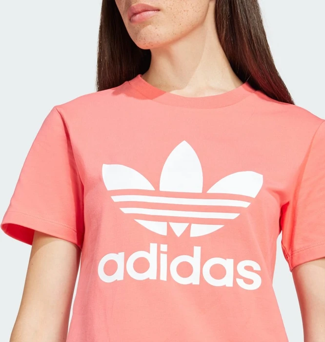 adidas Adicolor Classics Trefoil T-Shirt kurzarm semi turbo (Damen)