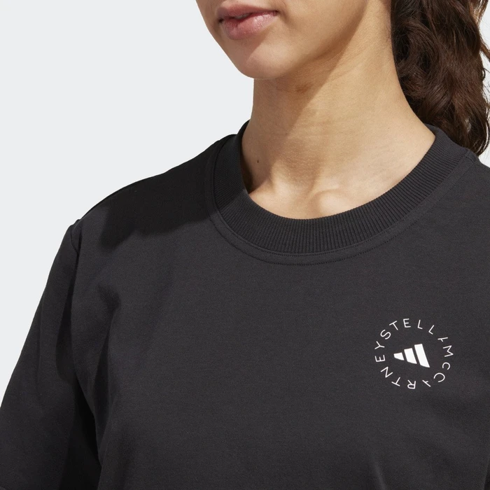 adidas by Stella McCartney TrueCasuals Regular Sportswear T-Shirt kurzarm schwarz (Damen)