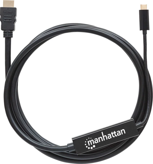 Manhattan USB-C 3.0 [Stecker] auf HDMI [Stecker] Adapterkabel, 2m