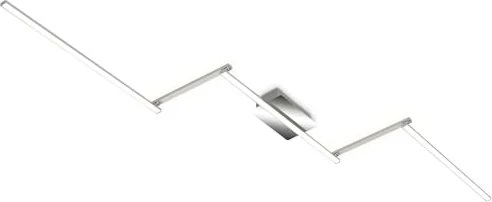 Briloner Staff LED Deckenleuchte 24W 143.6cm alu/chrom