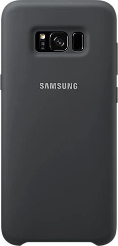 Samsung Silicone Cover für Galaxy S8+ dunkelgrau