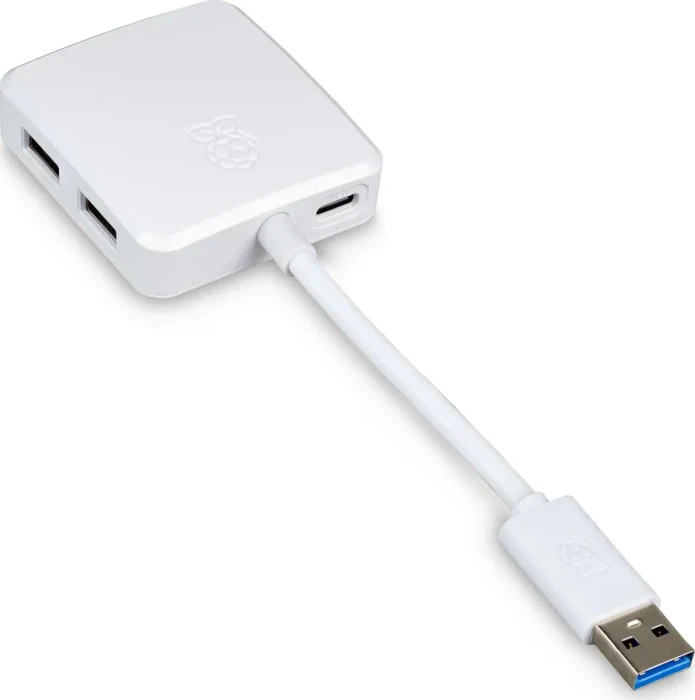 Raspberry Pi USB 3 Hub, 4x USB-A 3.0, USB-A 3.0 [Stecker]