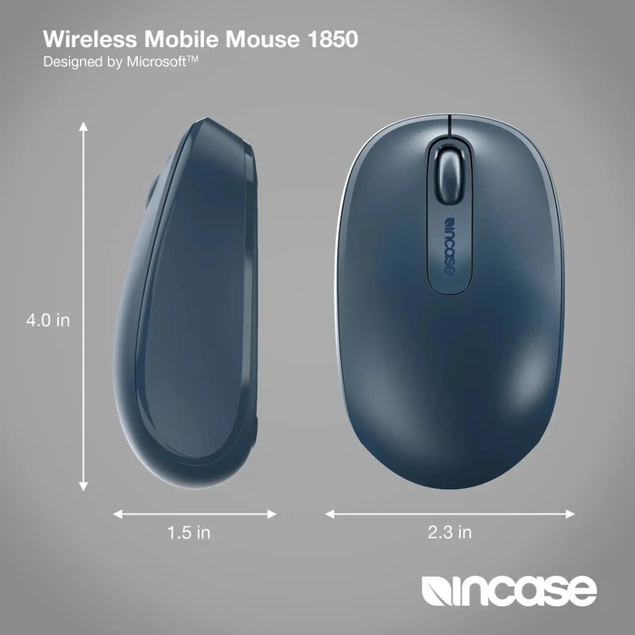 Incase Wireless Mobile Mouse 1850 Wool Blue, blau, USB