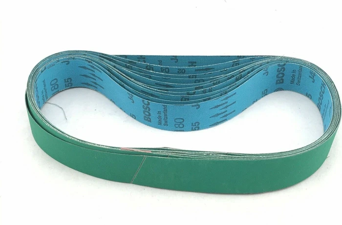 Bosch Professional J455 Best for Inox Schleifband K240, 13x520mm, 10 Stück
