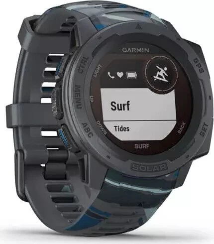 Garmin Instinct Solar Surf pipeline