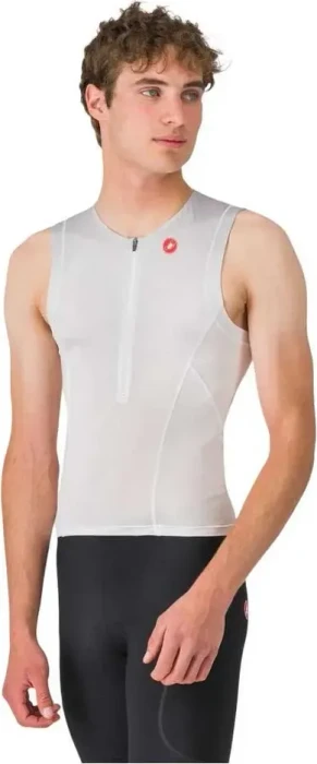 Castelli Free Speed 3 Trikot ärmellos white/silver gray (Herren)