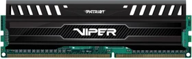Patriot Viper 3 schwarz UDIMM 8GB, DDR3-1600, CL10-10-10-27