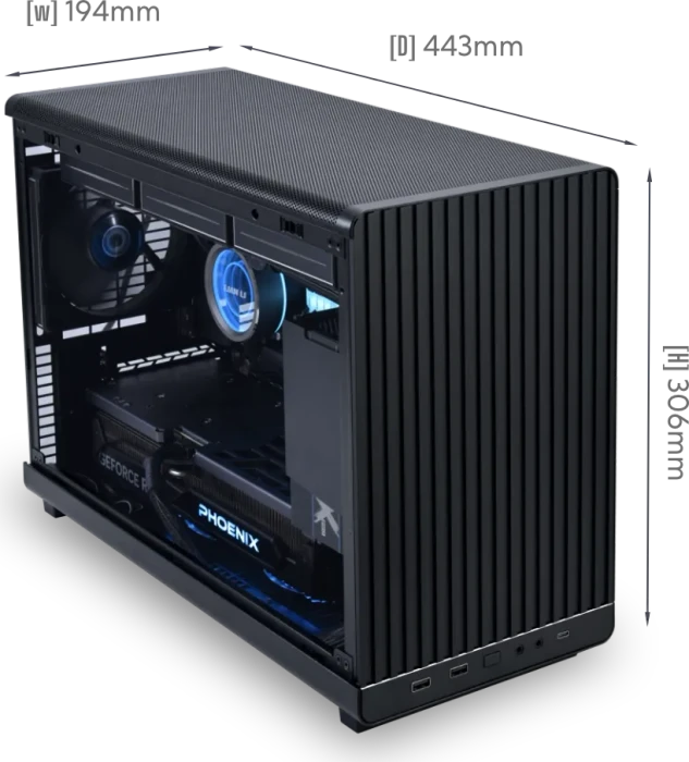 Lian Li DAN Cases A3-mATX Black Wood Edition