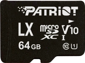 Patriot LX R90 64GB Kit, UHS-I U1, Class 10