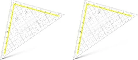 Aristo TZ-Dreieck 22.5cm, mit Griff, transparent