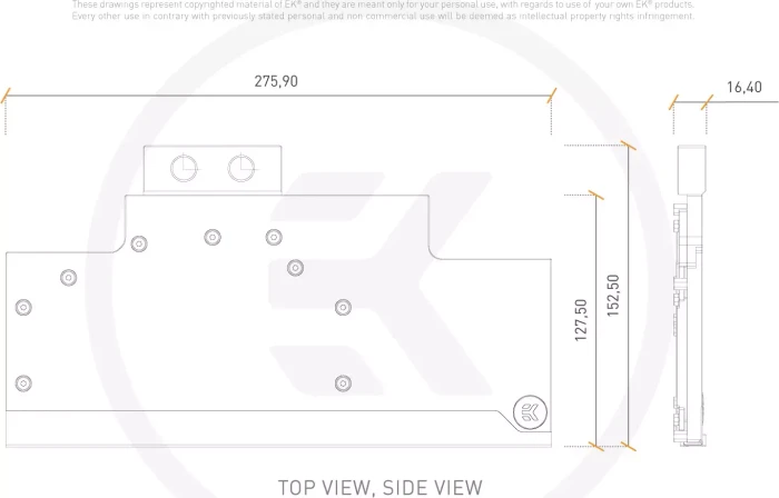 EK Water Blocks Classic Line EK-FC Trio RTX 2080 Ti Classic RGB, Nickel