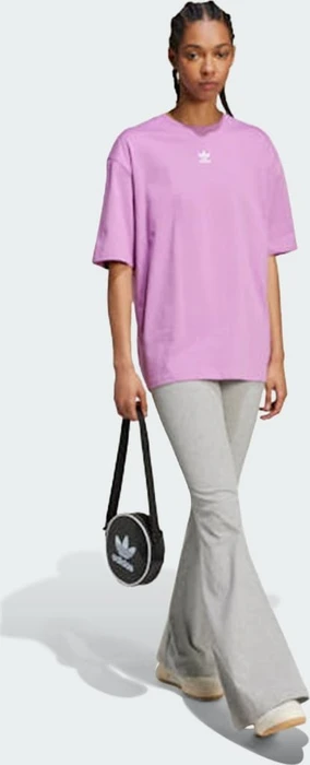 adidas Essentials Boyfriend T-Shirt kurzarm preloved purple (Damen)