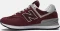 New Balance 574 Core burgundy/white (Damen) Vorschaubild