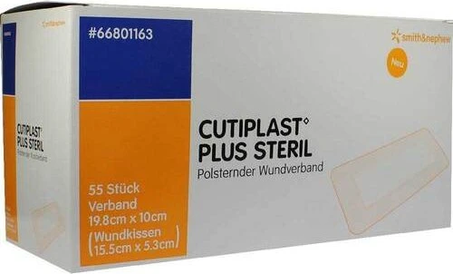 Cutiplast Plus Steril, 10 x 19.8cm, 55 Stück
