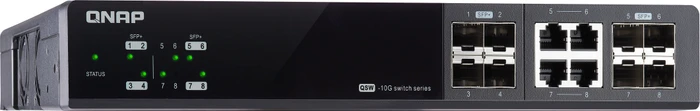 QNAP QSW-M800 Desktop 10G Managed Switch, 4x SFP+, 4x RJ-45/SFP+