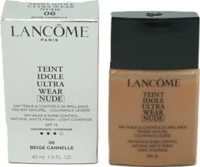 Lancôme Teint Idole Ultra Wear Nude Foundation 06 Beige Cannelle LSF19, 40ml