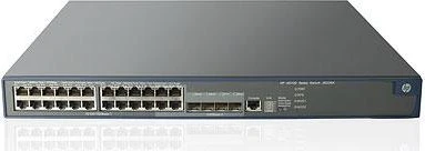 HP 5120 EI 24G Rackmount Gigabit Managed Switch, 20x RJ-45, 4x RJ-45/SFP, 2x Erweiterungsslot, PoE+