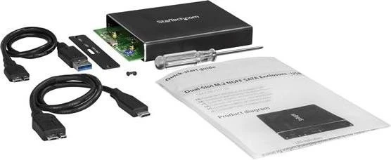 StarTech SM22BU31C3R, Dual M.2, USB 3.1 Micro-B