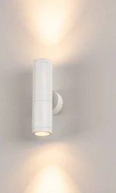 SLV Astina GU10 10cm Wandleuchte 2-flammig weiß