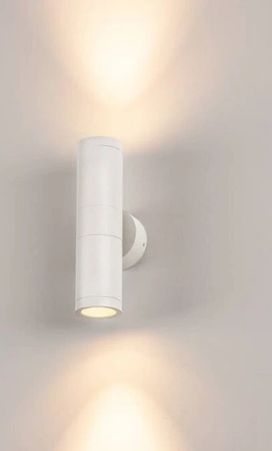 SLV Astina GU10 10cm Wandleuchte 2-flammig weiß