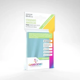Gamegenic Prime Board Game Sleeves Green transparent, 50 Stück