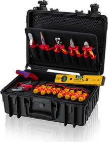 Knipex Robust 23 Start Elektro Handwerkzeugset inkl. Koffer, 24-tlg.