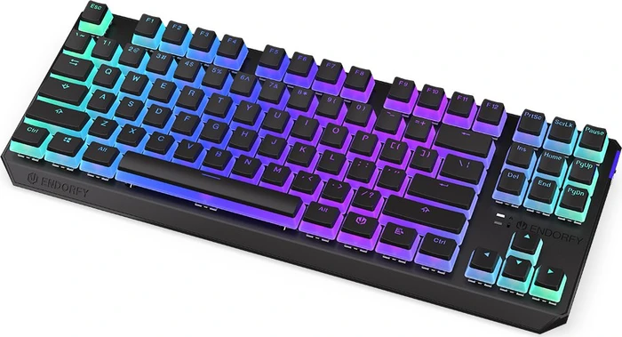 Endorfy Thock TKL Wireless Pudding, PBT, LEDs RGB, hot-swap, Kailh Box RED, USB/Bluetooth, US