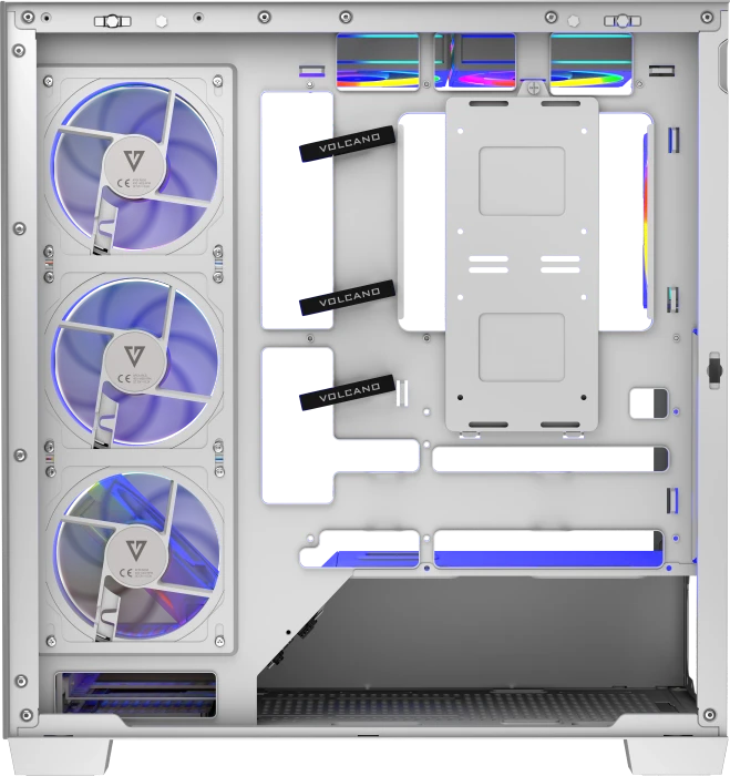 Modecom Volcano Stellar ARGB 8F White, Glasfenster
