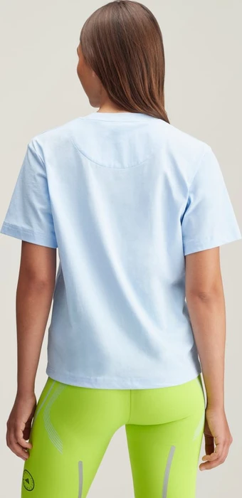 adidas by Stella McCartney TrueCasuals Regular Sportswear T-Shirt kurzarm glow blue (Damen)