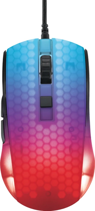 Deltaco DM310 RGB Ultralight Gaming Mouse schwarz/transluzent, USB