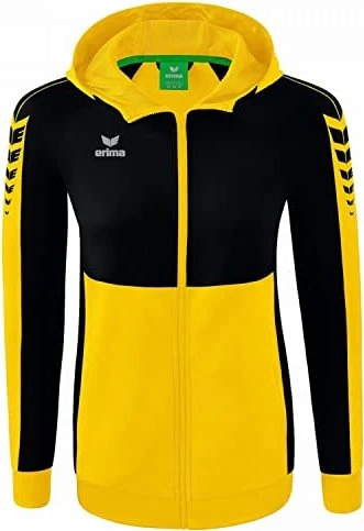 Erima Six Wings mit Kapuze Trainingsjacke gelb/schwarz (Damen)