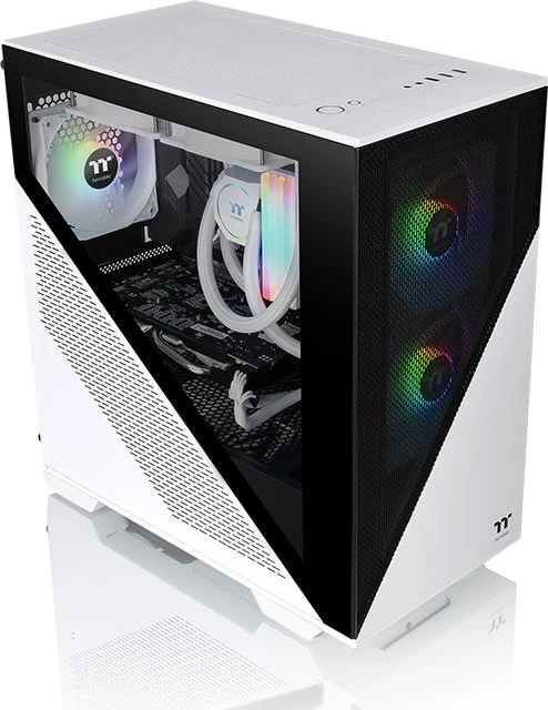 Thermaltake Divider 170 TG ARGB Snow Edition, weiß, Glasfenster