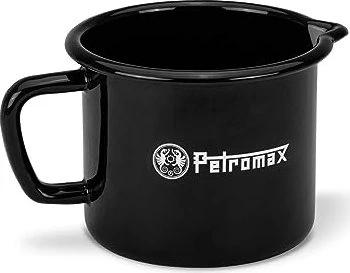 Petromax Emaille Milch Becher 1l schwarz