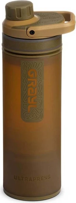 Grayl Ultrapress Wasserfilter Trinkflasche 473ml coyote brown
