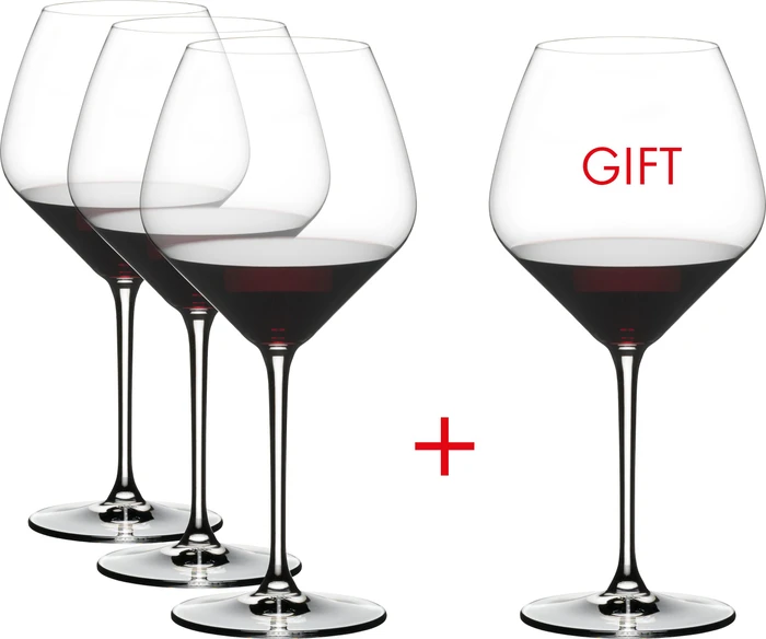 Riedel Extreme Pinot Noir Glas, 4 Stück