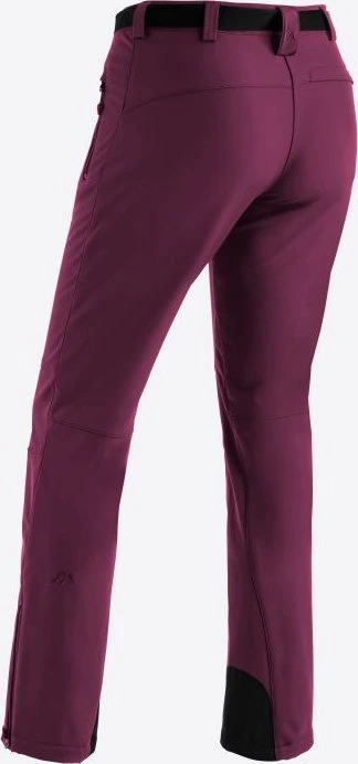 Maier Sports Tech Hose lang cherry wine (Damen)