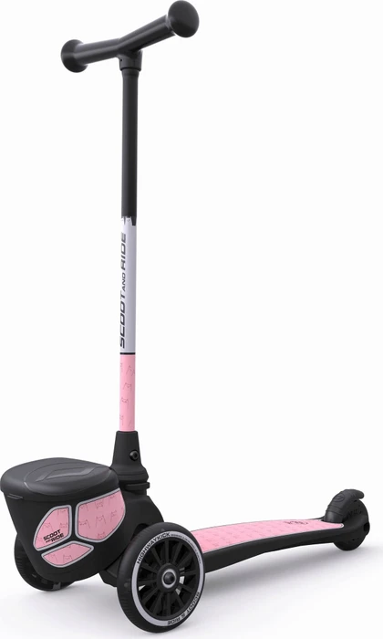 Scoot and Ride Highwaykick 2 Lifestyle Kickboard reflective rose