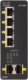 Cisco IE 1000 Industrial Railmount Smart Switch, 4x RJ-45, 2x SFP, PoE+ (IE-1000-4P2S-LM)