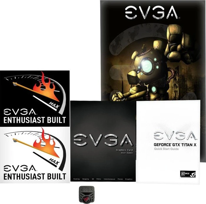 EVGA GeForce GTX Titan X Hybrid, 12GB GDDR5, DVI, HDMI, 3x DP