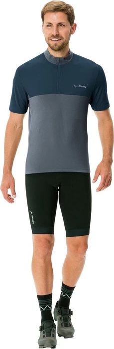 Vaude Matera HZ Trikot kurzarm dark sea uni (Herren)