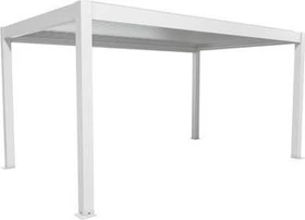 Biohort Pergola 5x3 weiß/silber-metallic